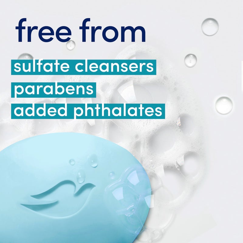 Dove Beauty Bar 6 Pack Hydrating with Glacial water & Avocado oil Cleanses & Hydrates 3.75 Oz - Image 3