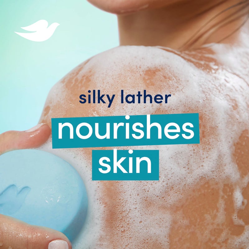 Dove Beauty Bar 6 Pack Hydrating with Glacial water & Avocado oil Cleanses & Hydrates 3.75 Oz - Image 4