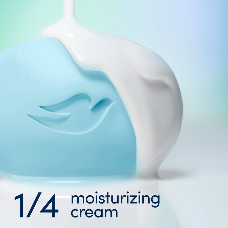 Dove Beauty Bar 6 Pack Hydrating with Glacial water & Avocado oil Cleanses & Hydrates 3.75 Oz - Image 5