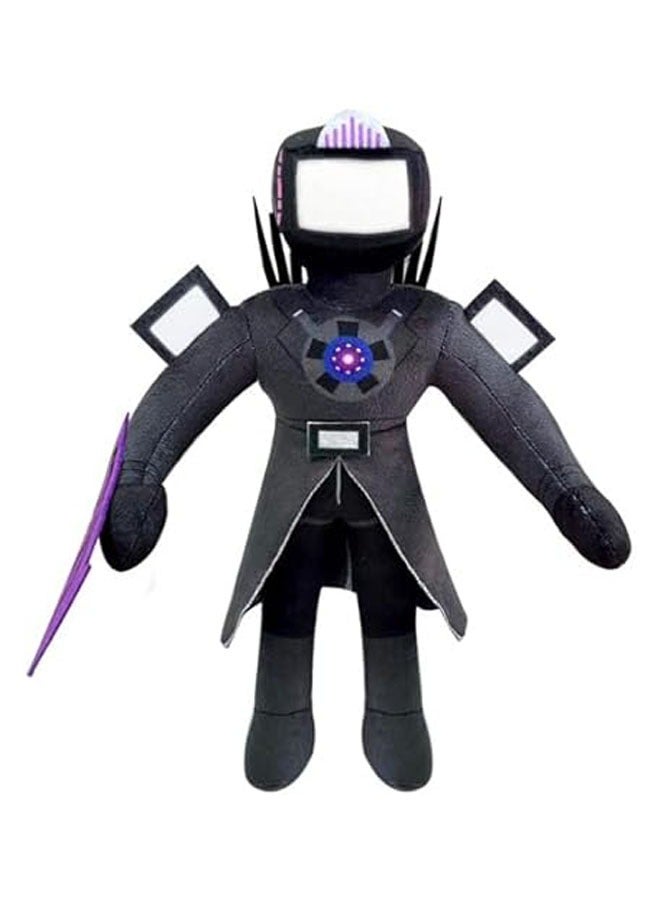Skibidi Toilet Plush - 28cm Upgraded Titan TV Men Plush Toy for Fans Gifts, Scary Plush Dolls for Kids and Adults, Birthday Gifts for Boys and Girls
