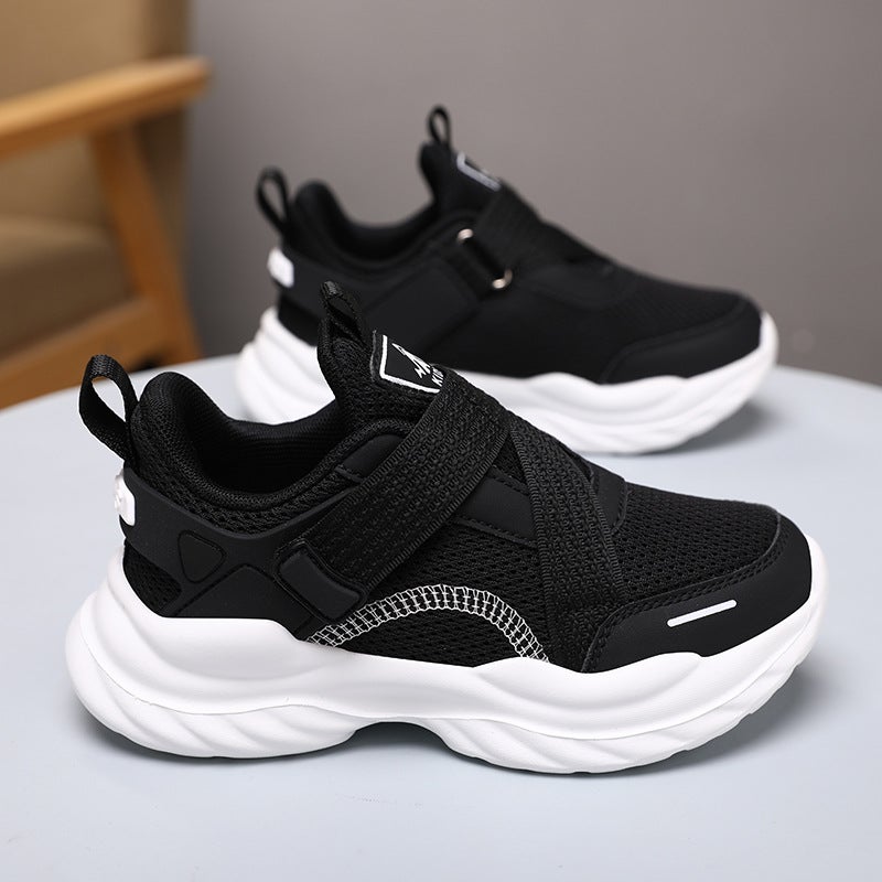 Children'S Mesh Running Shoes Lightweight Small And Medium-Sized Boys Baby Shoes Joker Toddler Shoes Girls Shoes A Generation Of Hair - Image 1