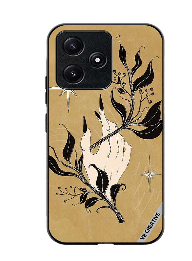 VR CREATIVE Protective Case Cover For Xiaomi Poco M6 Pro 5G Witch Hand Design Multicolour - Image 1