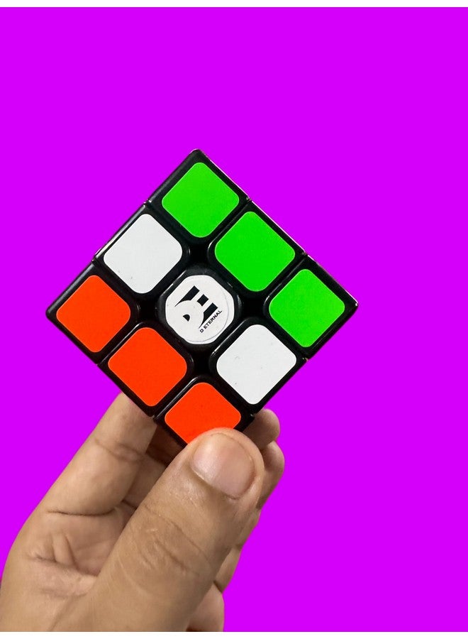 D ETERNAL D ETERNAL 3x3 Speed Cube for Beginner & Professional Speedcube for Kids & Adults with Cube Stand and Protecting Pouch Bag Cube Combo Set (3x3+Stand+Bag) (Cube with Stand & Bag)  - Image 4