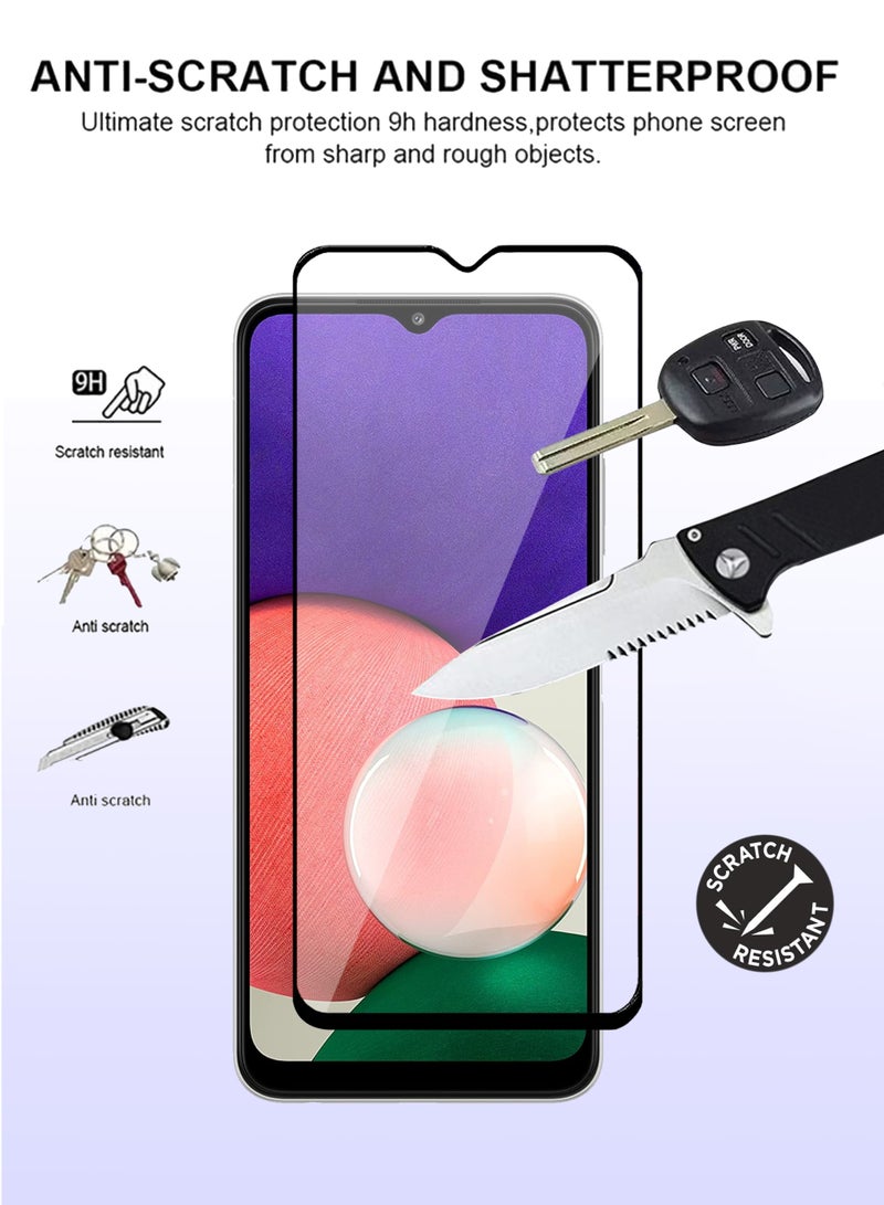 Samsung Galaxy A22 5G Screen Protector - Premium Full Screen Tempered Glass For Samsung Galaxy A22 5G , High Transparency, Delicate Touch, Anti-Explosion, Smooth Arc Edges, Easy Installation - Image 5