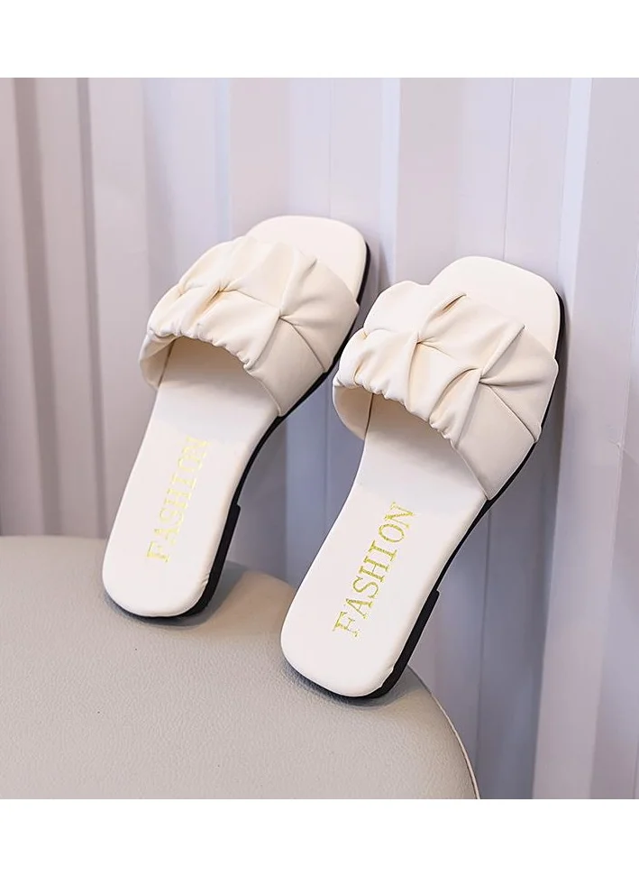 ايلا Ruched Strap Flat Sandal