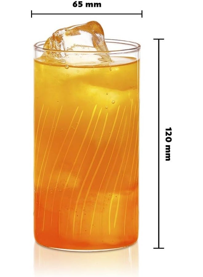 بوروسيل نظارات (كبيرة) كاسكيد 350 مل، مجموعة من 6 - Image 5