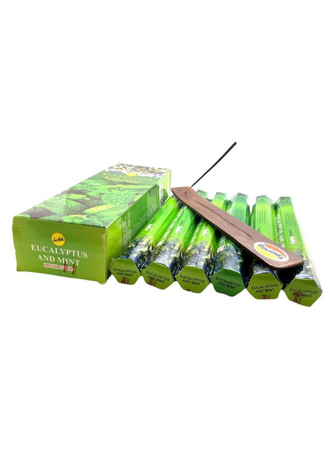 Govinda Eucalyptus And Mint Incense Sticks And Incense Stick Holder Bundle Insence Insense Sreevani Incense Sticks - Image 3