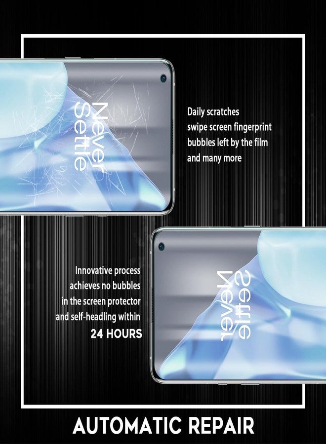 Orzero (3 Pack) TPU Screen Protector Compatible for OnePlus 9 Pro (Not Glass) Protector De Pantalla with Alignment Tool Premium Quality High Definition Bubble-Free Anti-Scratch - Image 5