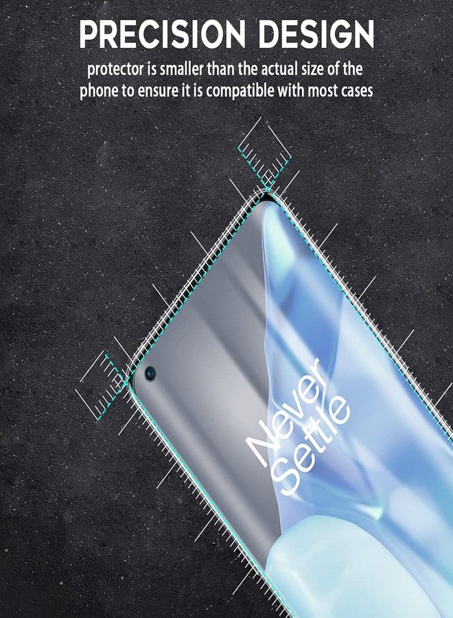 Orzero (3 Pack) TPU Screen Protector Compatible for OnePlus 9 Pro (Not Glass) Protector De Pantalla with Alignment Tool Premium Quality High Definition Bubble-Free Anti-Scratch - Image 3