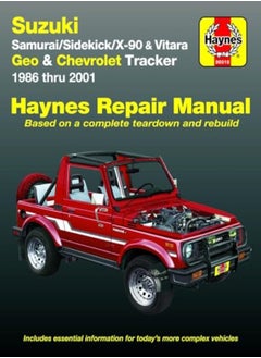 Suzuki Samurai (86-95), Sidekick (89-98), X-90 (96-98) & Vitara (99-01), Geo Tracker (86-97) & Chevrolet Tracker (98-01) Haynes Repair Manual (USA) 