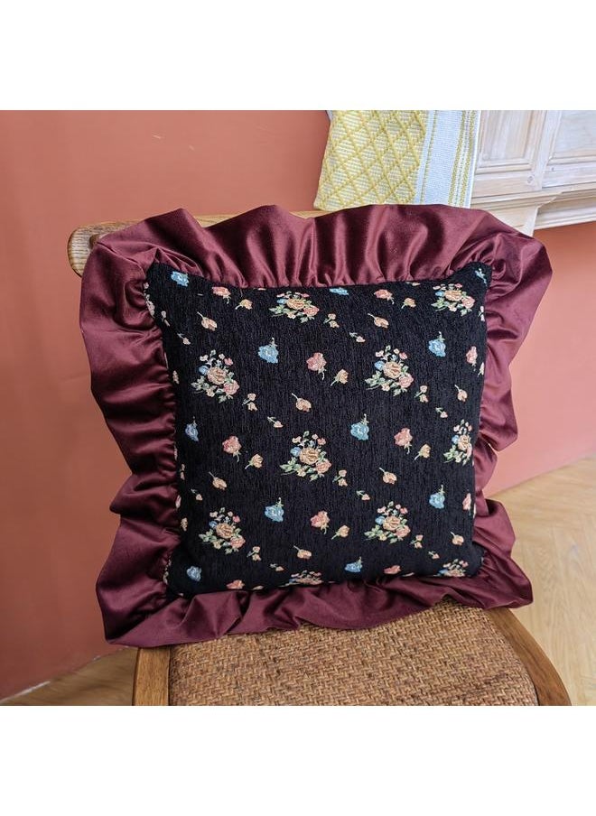 Bluejw - Light Luxury Retro Style Pillow American Style Homestay Sofa Model Room Back Pillow Living Room Sofa Back Pillow Bedside Cushion - Image 1