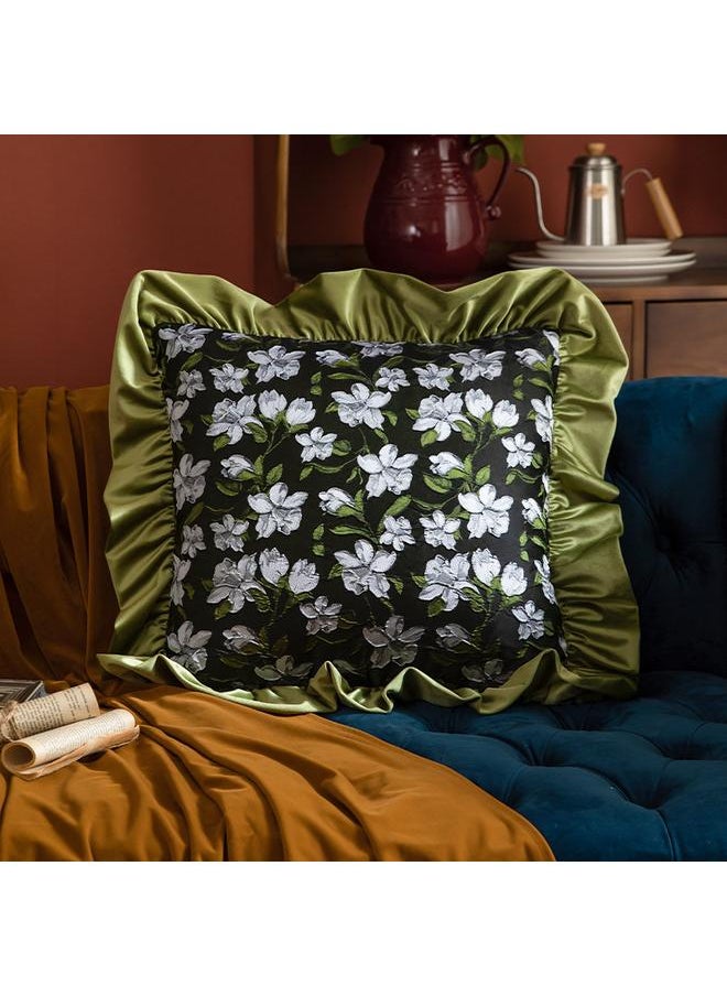 Bluejw - Light Luxury Retro Style Pillow American Style Homestay Sofa Model Room Back Pillow Living Room Sofa Back Pillow Bedside Cushion - Image 1