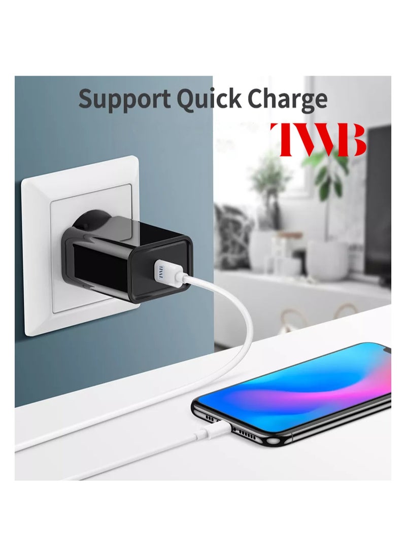 TWB Premium Type-C to Lightening cable 20W Power Delivery up to 3.0A fast charging High speed data Transfer 1m Length compatible with IOS13.1  - Image 4