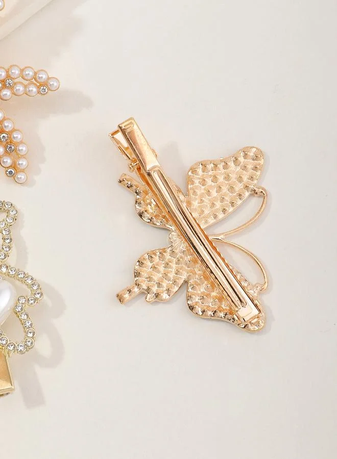 Take Two Set of 3 - Rhinestone Hair Clips