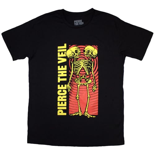Merch2rock Pierce The Veil Men's Wavy Skeleton T-Shirt Black X-Large | Officially Licensed Merchandise - Image 4