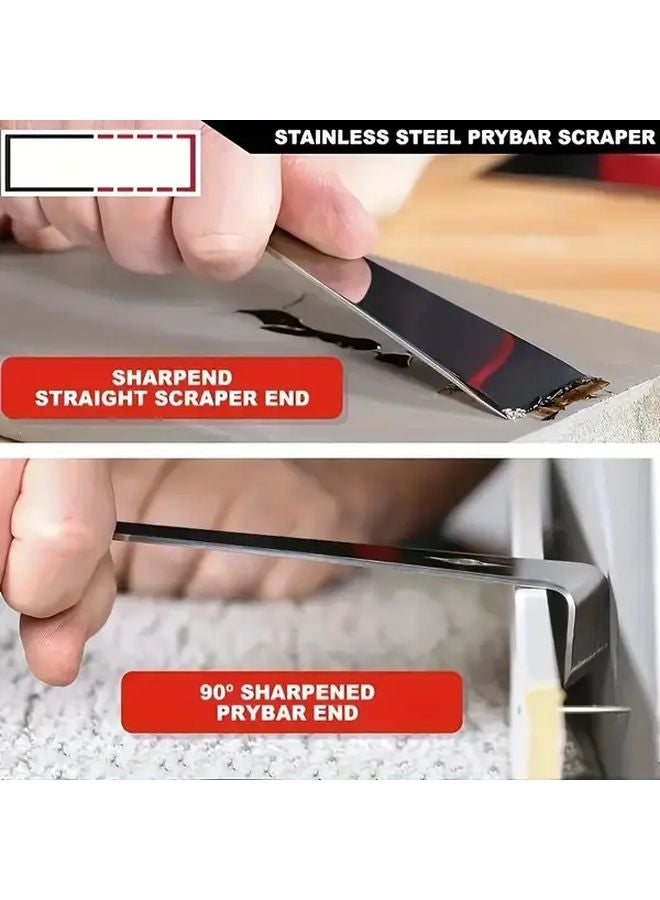 Heavy Duty Stainless Steel 90 Degree Corner Beam Levering Tool For Woodworking Panel Demolition - Image 5