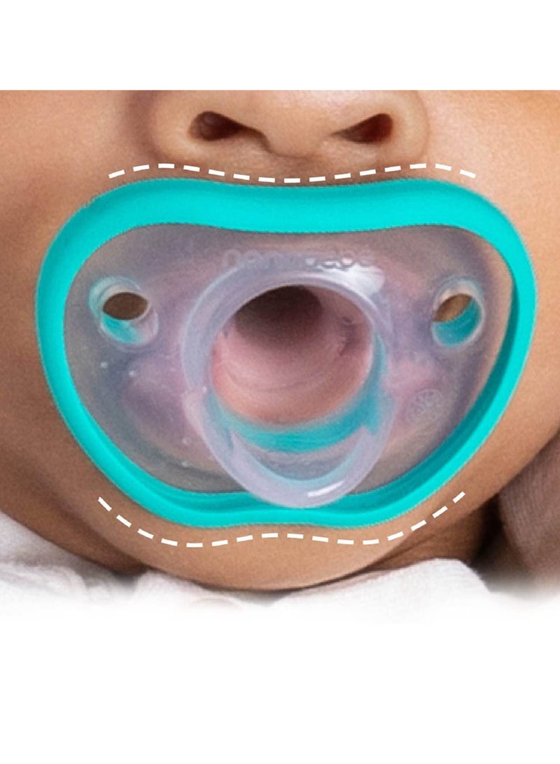 NANOBEBE Flexy Pacifier 4 Pack 3 Month Plus Pink Grey - Image 5