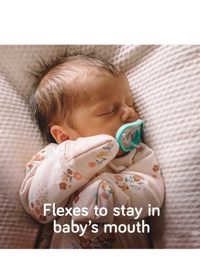 NANOBEBE Flexy Pacifier 4 Pack 3 Month Plus Pink Grey - Image 4