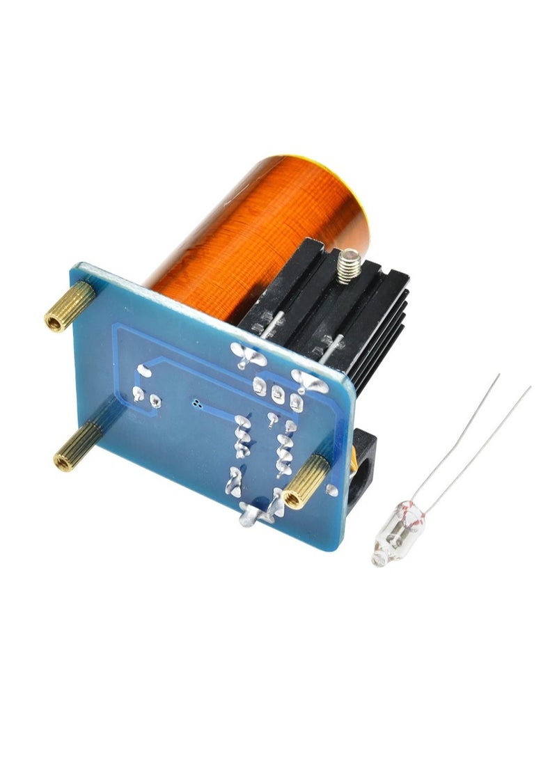 Generic - BD243 Mini Tesla Coil Kit, Magic Props Empty Lights Technology DIY Electronics, Portable Fun Science Experiment Assembled DIY Kit For School College Science Experiments, (3pcs) - Image 1