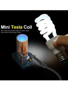 Generic BD243 Mini Tesla Coil Kit, Magic Props Empty Lights Technology DIY Electronics, Portable Fun Science Experiment Assembled DIY Kit For School College Science Experiments, (3pcs)  - Image 4