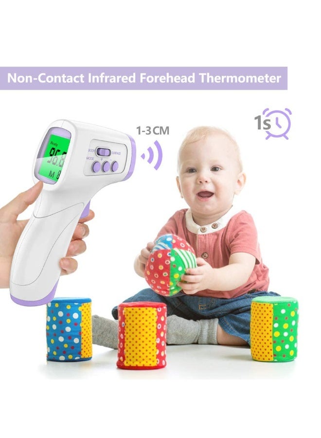 Infrared Thermometer – Contactless Forehead Thermometer for Adults and Kids, Easy-to-Use Temporal Thermometer for Fever - Image 2