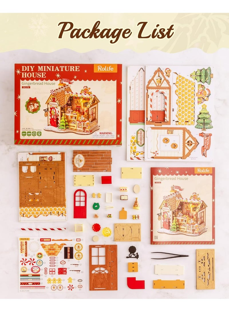 روبوتايم رولايف منزل خبز الزنجبيل للتركيب اليدوي - منزل مصغر DG176 - Image 5