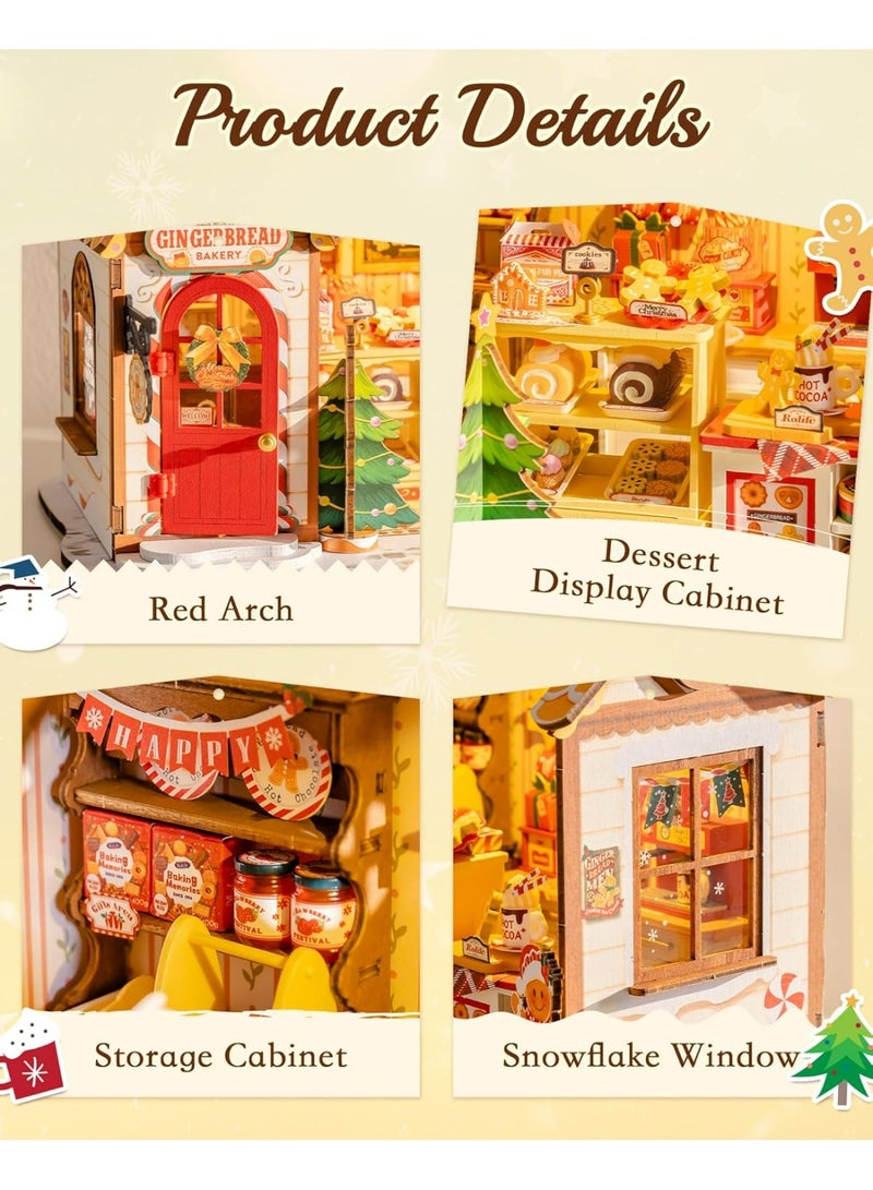 روبوتايم رولايف منزل خبز الزنجبيل للتركيب اليدوي - منزل مصغر DG176 - Image 2