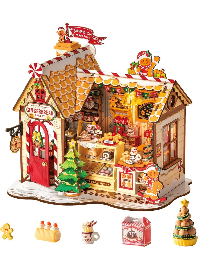 روبوتايم رولايف منزل خبز الزنجبيل للتركيب اليدوي - منزل مصغر DG176 - Image 1