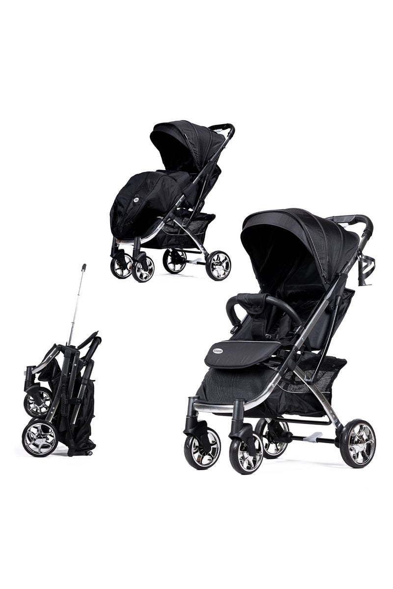 Cullar Premium Lightweight Baby Stroller with Reclining Seat, Adjustable Sunshade, Safety Harness, and Easy Fold Design – Ideal for Travel and Everyday Use - Image 1