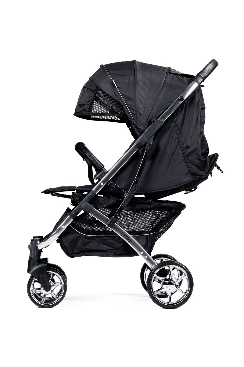 Cullar Premium Lightweight Baby Stroller with Reclining Seat, Adjustable Sunshade, Safety Harness, and Easy Fold Design – Ideal for Travel and Everyday Use - Image 3