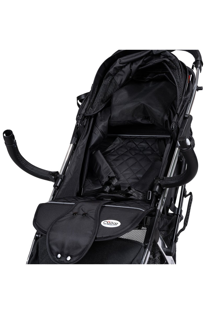 Cullar Premium Lightweight Baby Stroller with Reclining Seat, Adjustable Sunshade, Safety Harness, and Easy Fold Design – Ideal for Travel and Everyday Use - Image 5