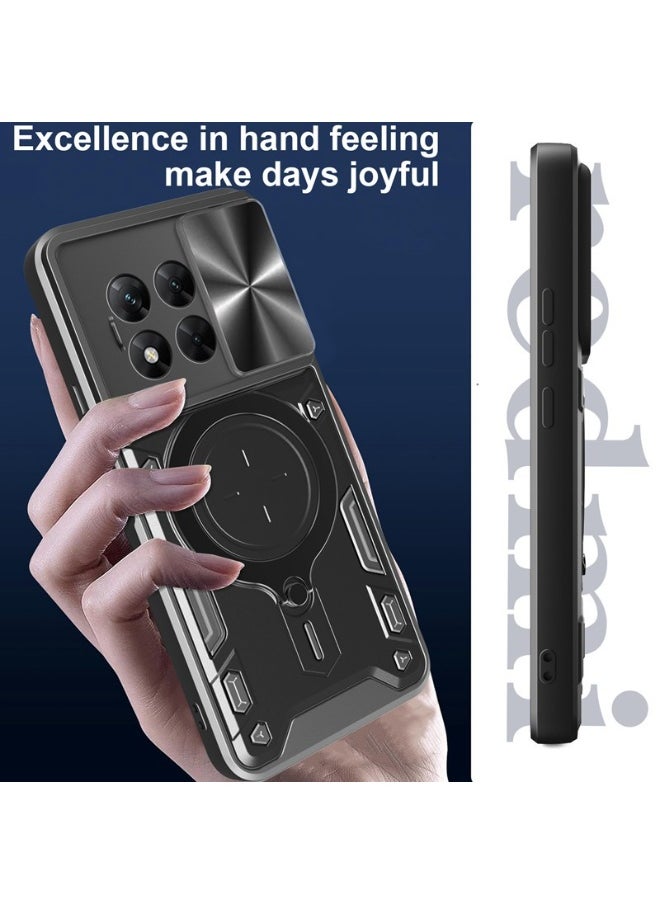 General - Case for Oneplus 13R 5G,High Grade Flashing [Built-in Kickstand] Magnetic Rotate Ring Holder Heavy Duty TPU+PC Shockproof Protect Phone Case for Oneplus 13R 5G,2025 - Image 1