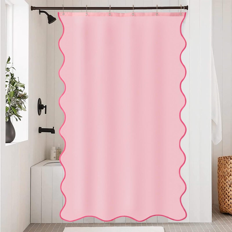 أورتيجيا ortigia pink challoped stall stall starta الستار اللطيف بوهو الستائر الدش البروبي - Image 1