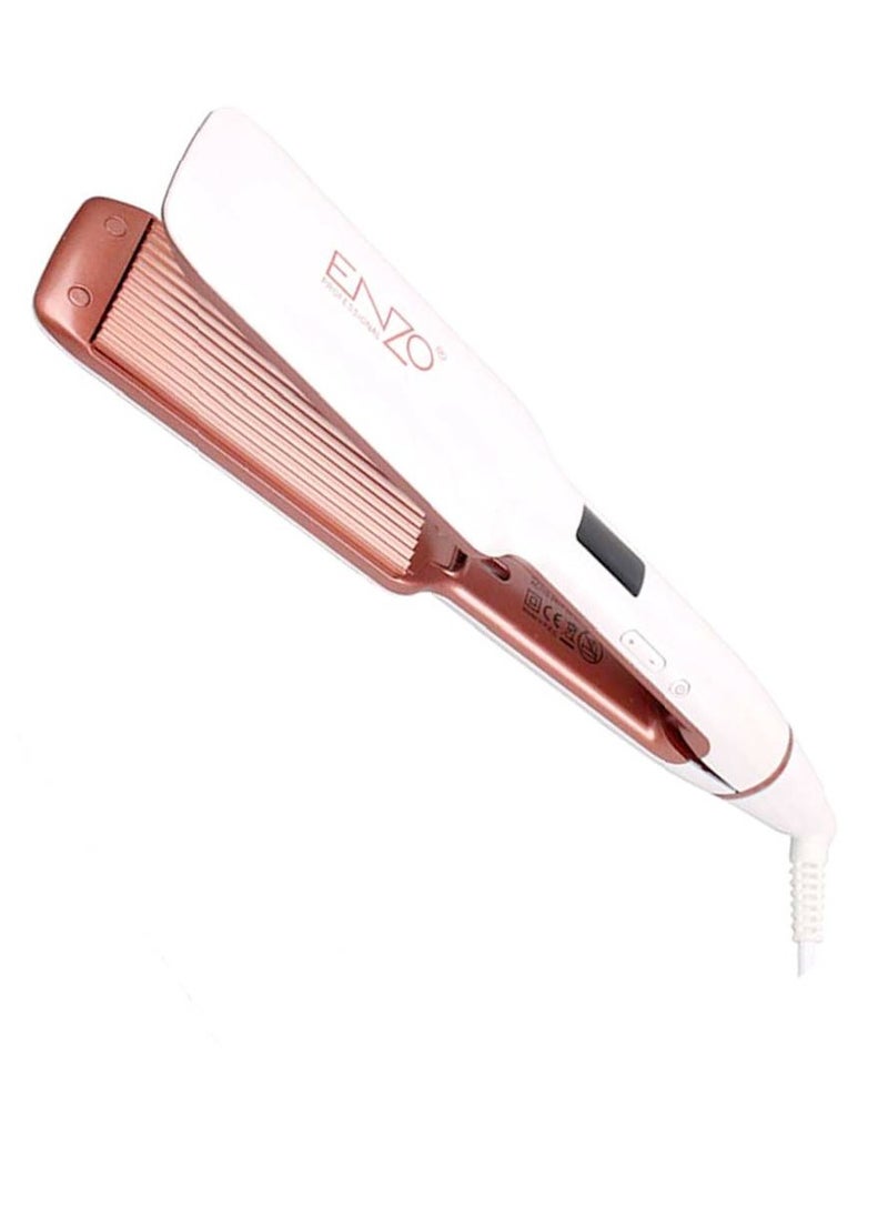 ENZO - EN-3890 Professional Multi-function Ceramic Steam Hair Straightener Curler - Image 1