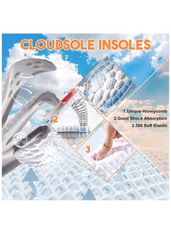 BreeJooy Cloud insoles,memory foam insoles for men and women,4D soft comfort insoles  - Image 5