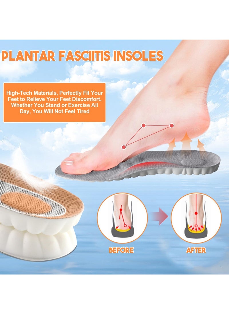 BreeJooy Cloud insoles,memory foam insoles for men and women,4D soft comfort insoles  - Image 2