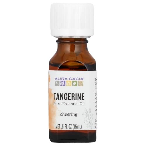 Aura Cacia Tangerine Essential Oil 0.5 fl. oz. - Image 1