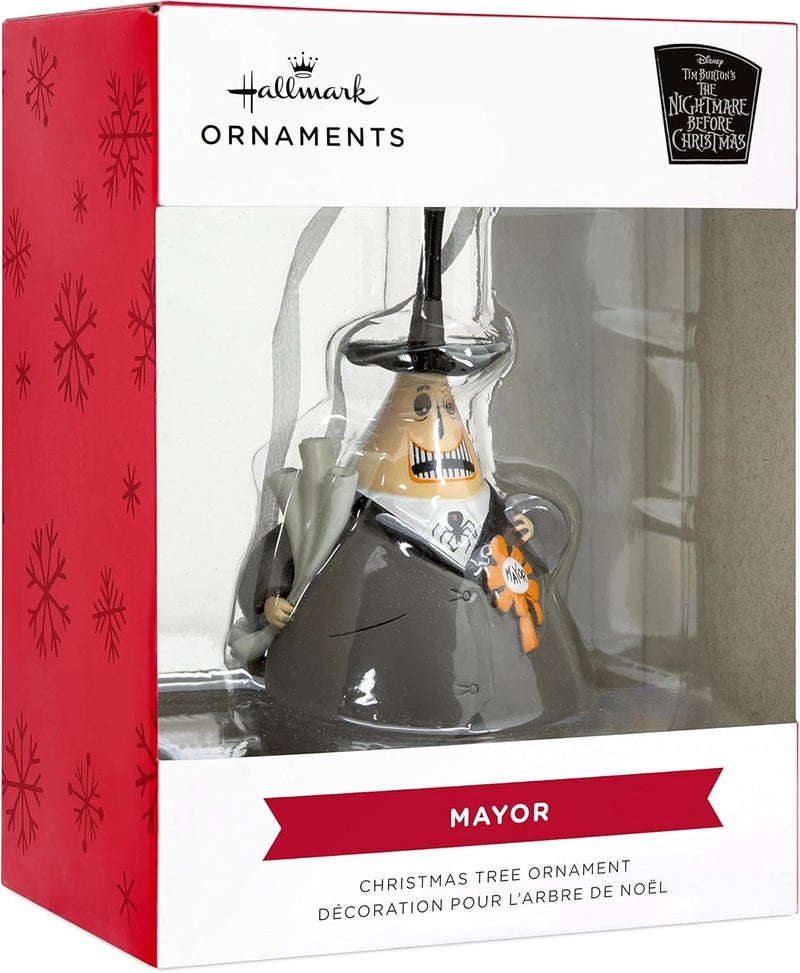 Hallmark Disney Tim Burton's The Nightmare Before Christmas Mayor Christmas Ornament (0003HCM0826) Updated modern design - Image 1