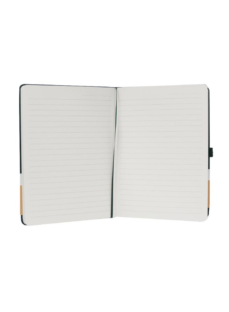 روكو دفتر ملاحظات منقوش بشريط مطاطي 14 × 20 سم، 160 صفحة (80 ورقة) - Image 2