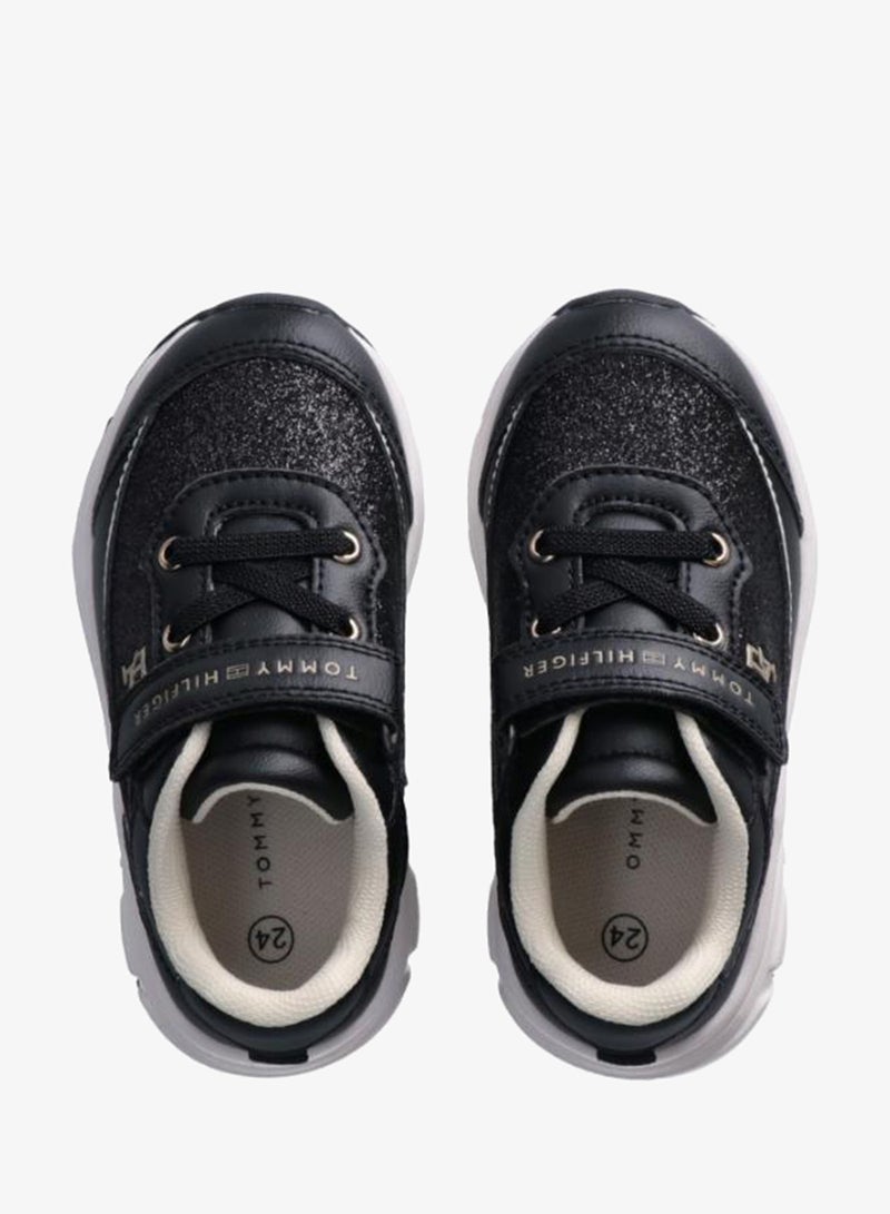 TOMMY HILFIGER Kids Low Top Lace Up And Velcro Sneakers - Image 4
