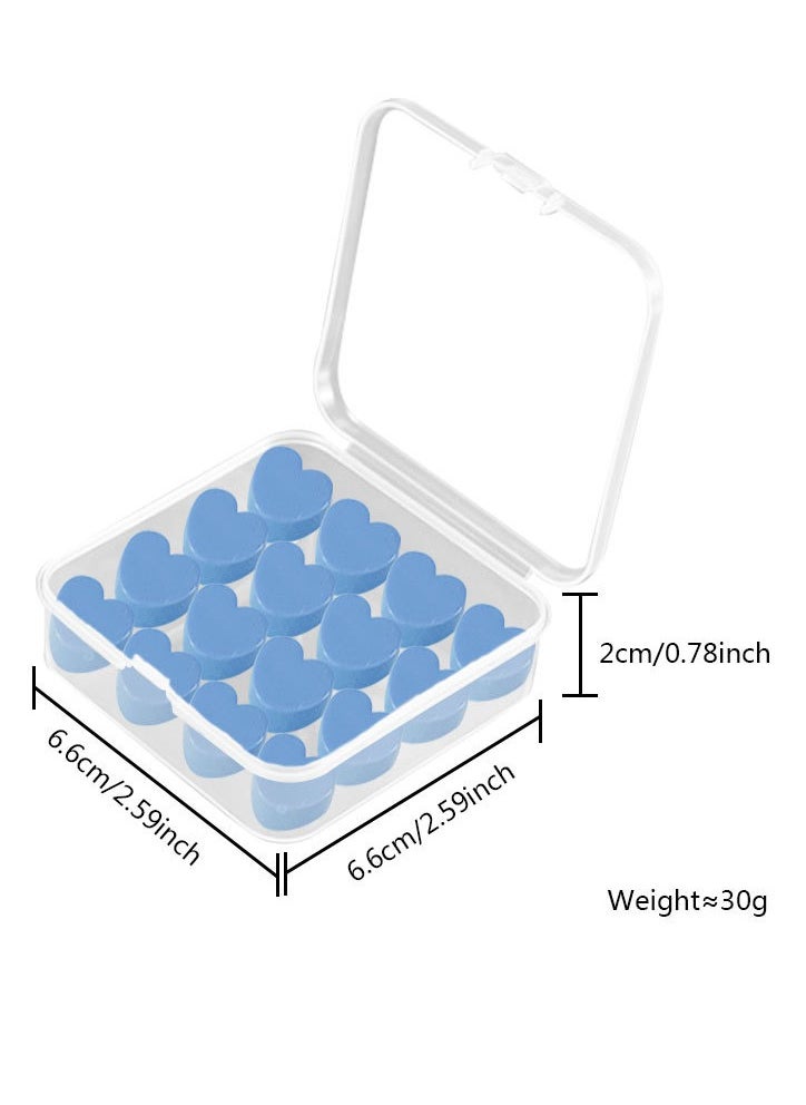 General - Silicone mud children and adults sleeping earplugs anti-noise noise reduction swimming waterproof square box silicone mud reusable earplugs - Image 1