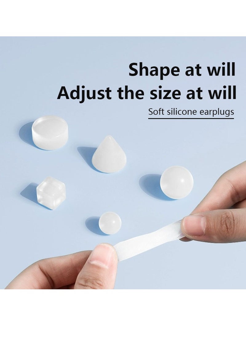 General - Silicone mud children and adults sleeping earplugs anti-noise noise reduction swimming waterproof square box silicone mud reusable earplugs - Image 1