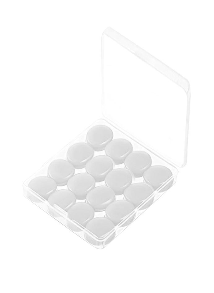 General - Silicone mud children and adults sleeping earplugs anti-noise noise reduction swimming waterproof square box silicone mud reusable earplugs - Image 1