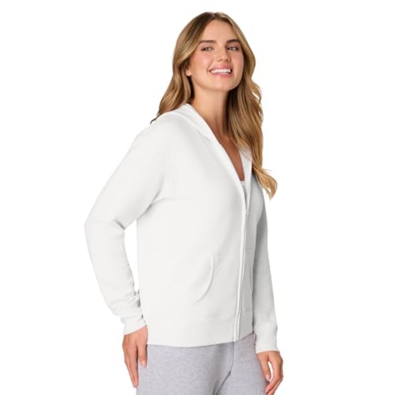 womens Women's Fleece Full-zip Hood Fleece Jacket pack of 1 - Image 4
