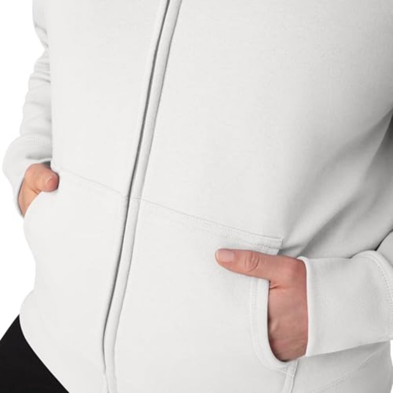 womens Women's Fleece Full-zip Hood Fleece Jacket pack of 1 - Image 5