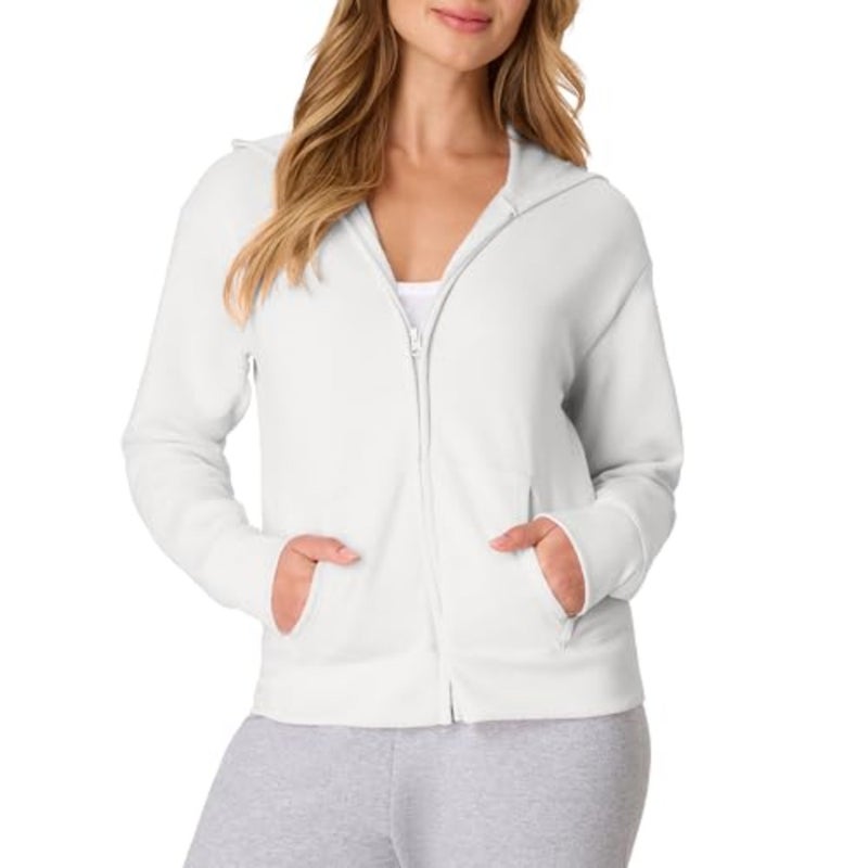 womens Women's Fleece Full-zip Hood Fleece Jacket pack of 1 - Image 1