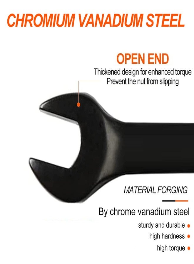 اتول مارت مفتاح ربط Utoolmart متعدد الاستخدامات ١٢ مم | طرف مفتوح ١٢ نقطة | رفيع جدًا ٥ مم | طول ١٥٥ مم | فولاذ Cr-V | طلاء كهربائي أسود | للاستخدام الصناعي للإصلاح - Image 4