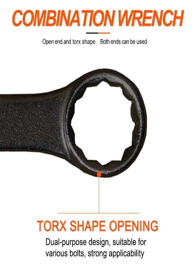 اتول مارت مفتاح ربط Utoolmart متعدد الاستخدامات ١٢ مم | طرف مفتوح ١٢ نقطة | رفيع جدًا ٥ مم | طول ١٥٥ مم | فولاذ Cr-V | طلاء كهربائي أسود | للاستخدام الصناعي للإصلاح - Image 5