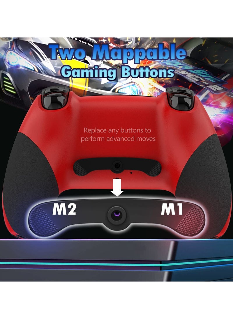 Generic - Wireless Controller Compatible with PS4/Slim/Pro/PC with 6-Axis Motion Sensor, PS4 Controller for Kids and Adults Red - Image 1