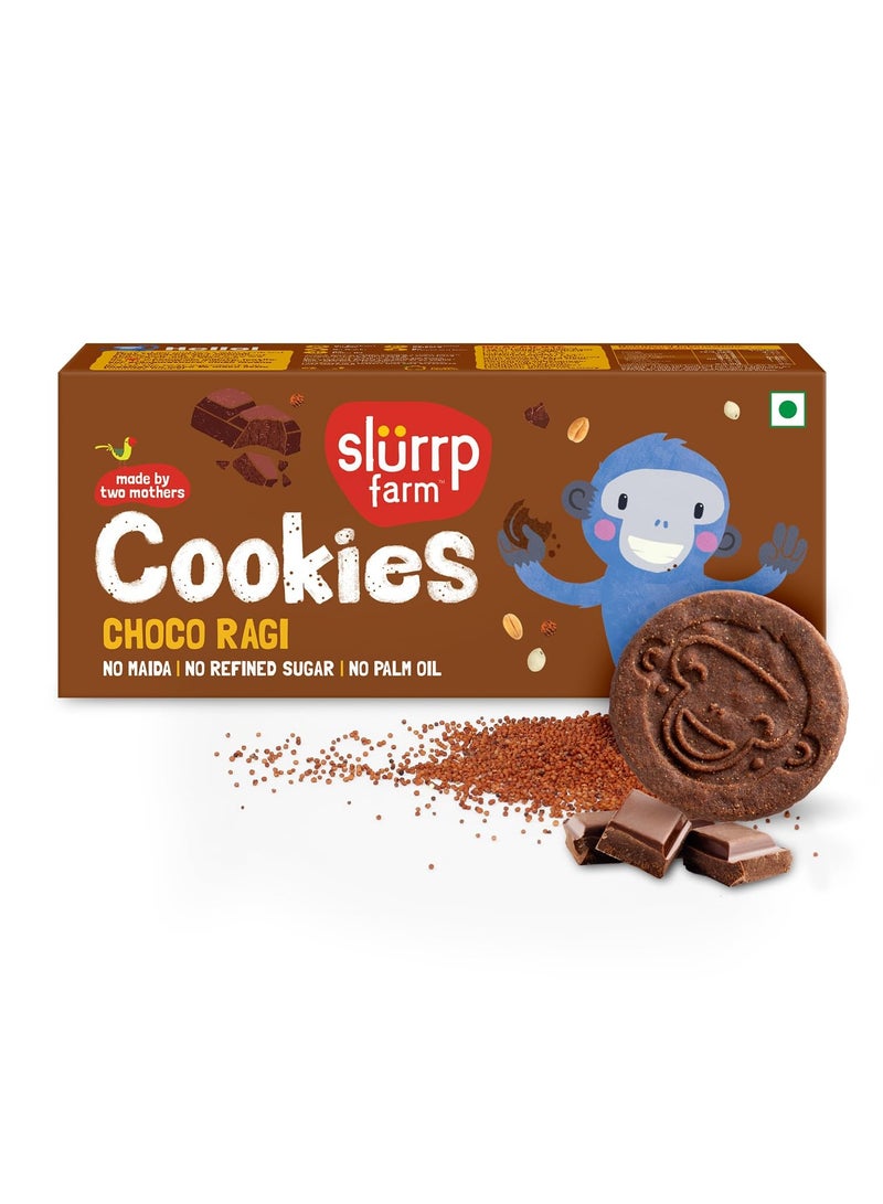 Slurrp Farm Choco Ragi Cookies 80g - Image 1
